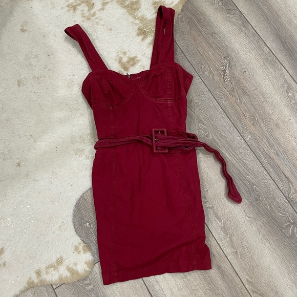 Urban Outfitters Dresses & Skirts - Urban outfitters red corset mini dress